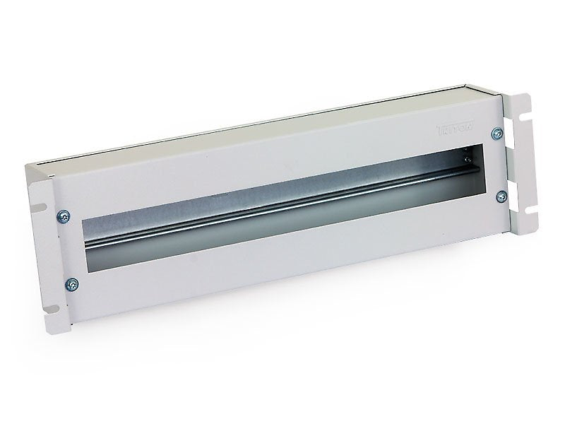 Triton Regleta De Interruptores Automáticos De 19 "3u Con Tapa, Din, Gris