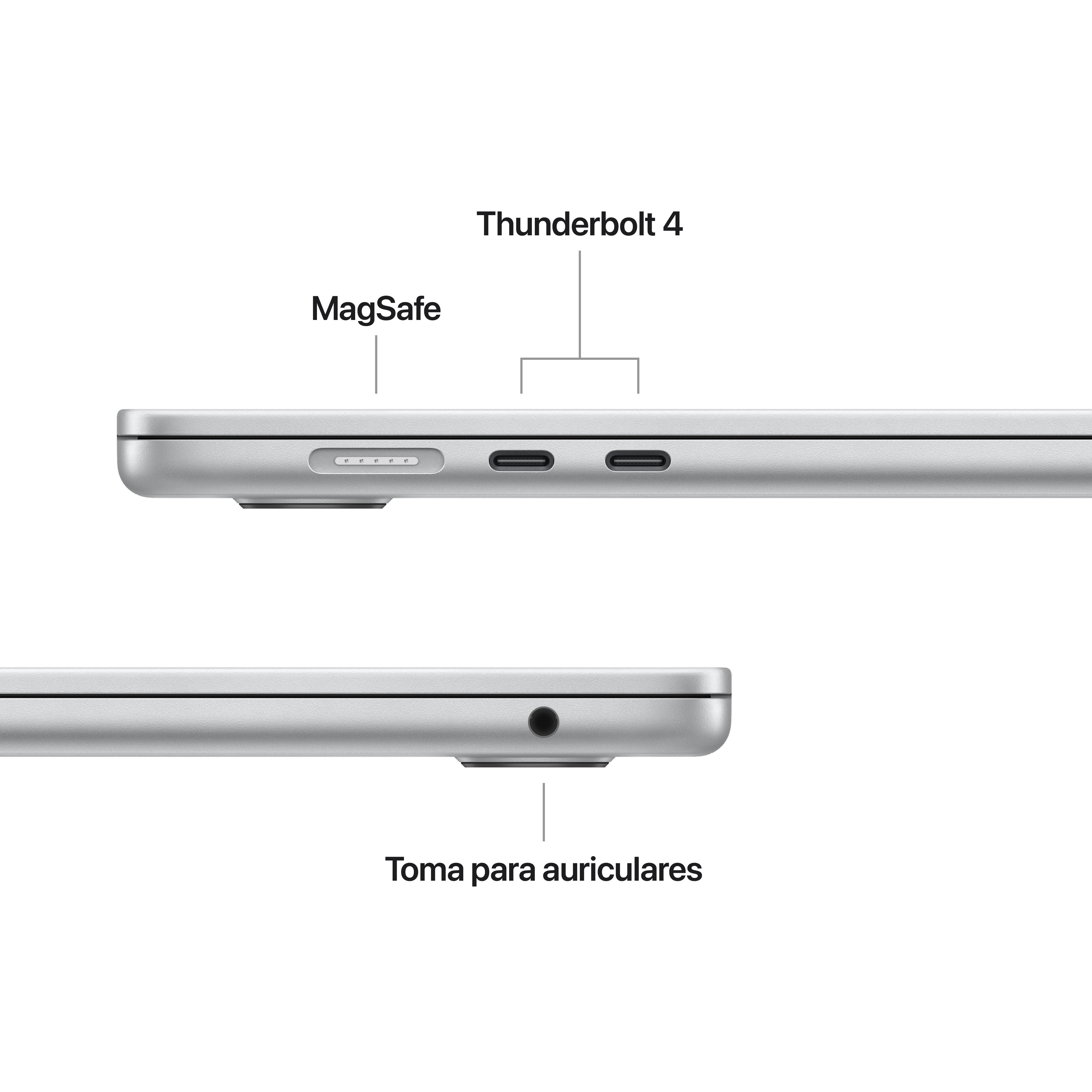 EAN 0195949891908 - Apple MacBook Air Apple M M4 Portátil 38,9 cm (15.3") 24 GB 512 GB SSD Wi-Fi 6E (802.11ax) macOS Sequoia  imagen 7