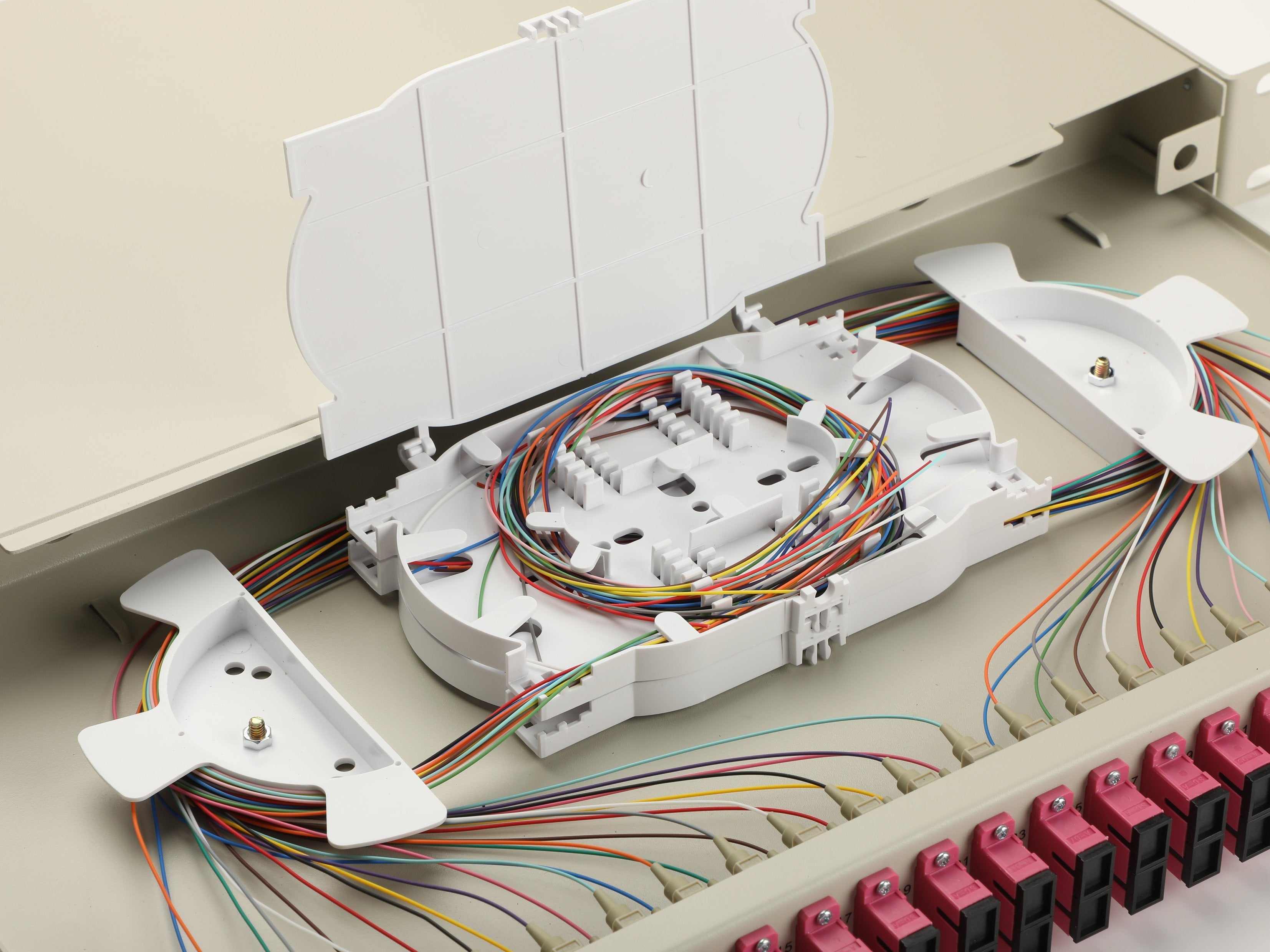 Equip Lwl-Spleisskamen 24-Port Sc-Duplex Om4 1u Komplett Gr