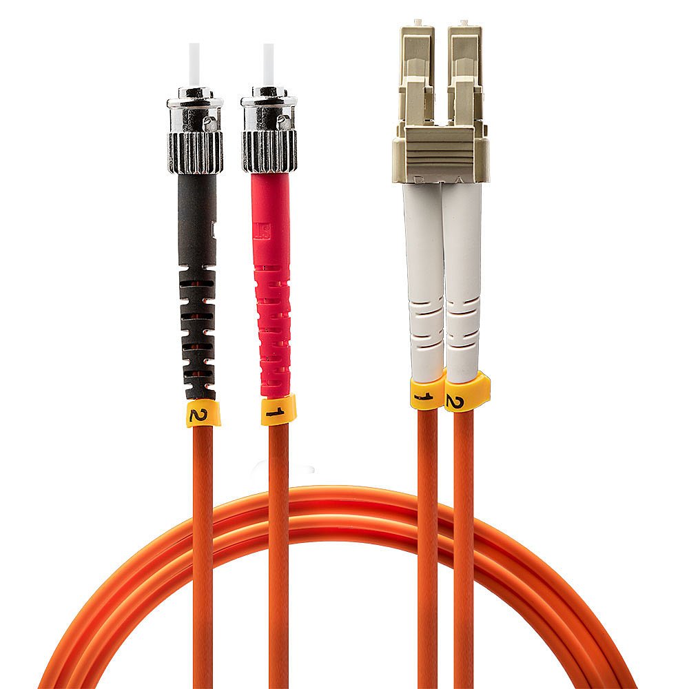 Cable Dúplex De Fibra Óptica Lindy Lc/St Om2 1m 50/125æm Multimodo