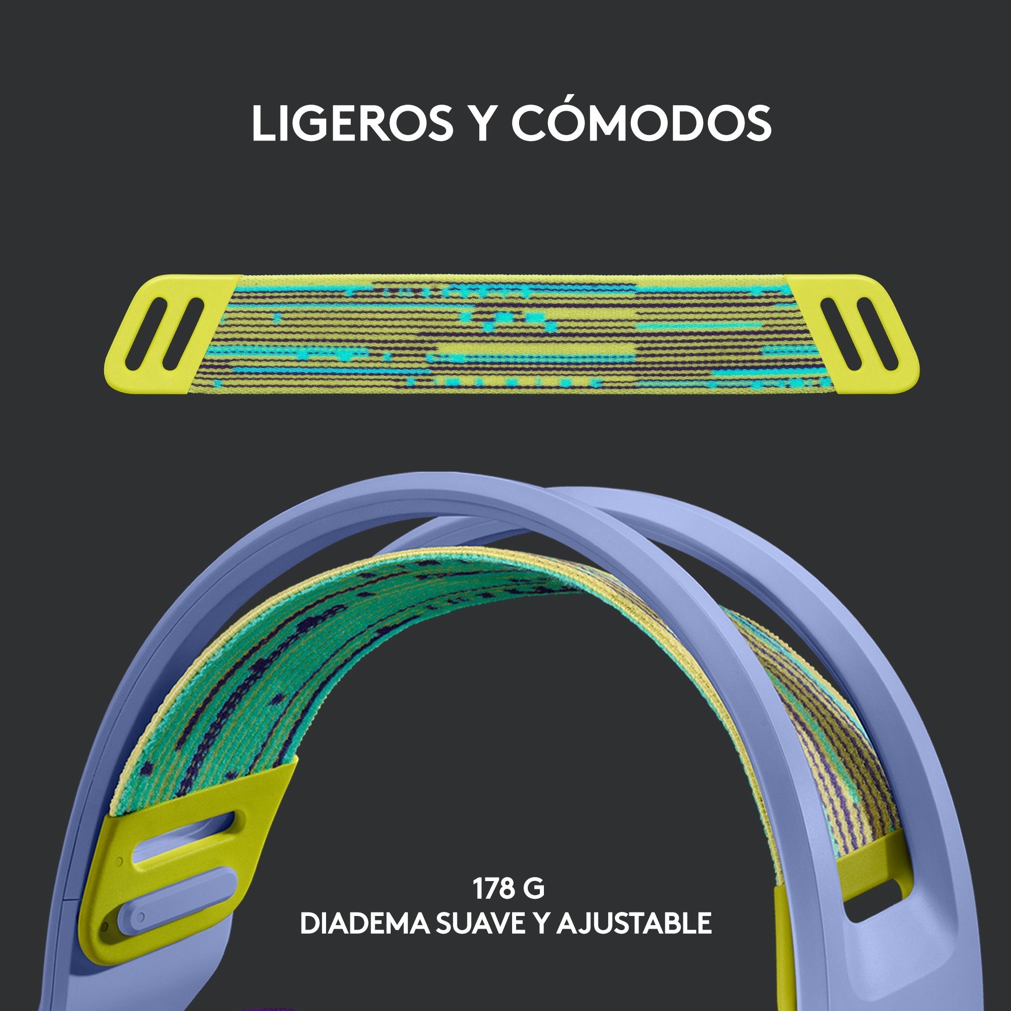 EAN 5099206089549 - Logitech G 981-000890 auricular y casco Auriculares Inalámbrico Diadema Juego Lila imagen 8