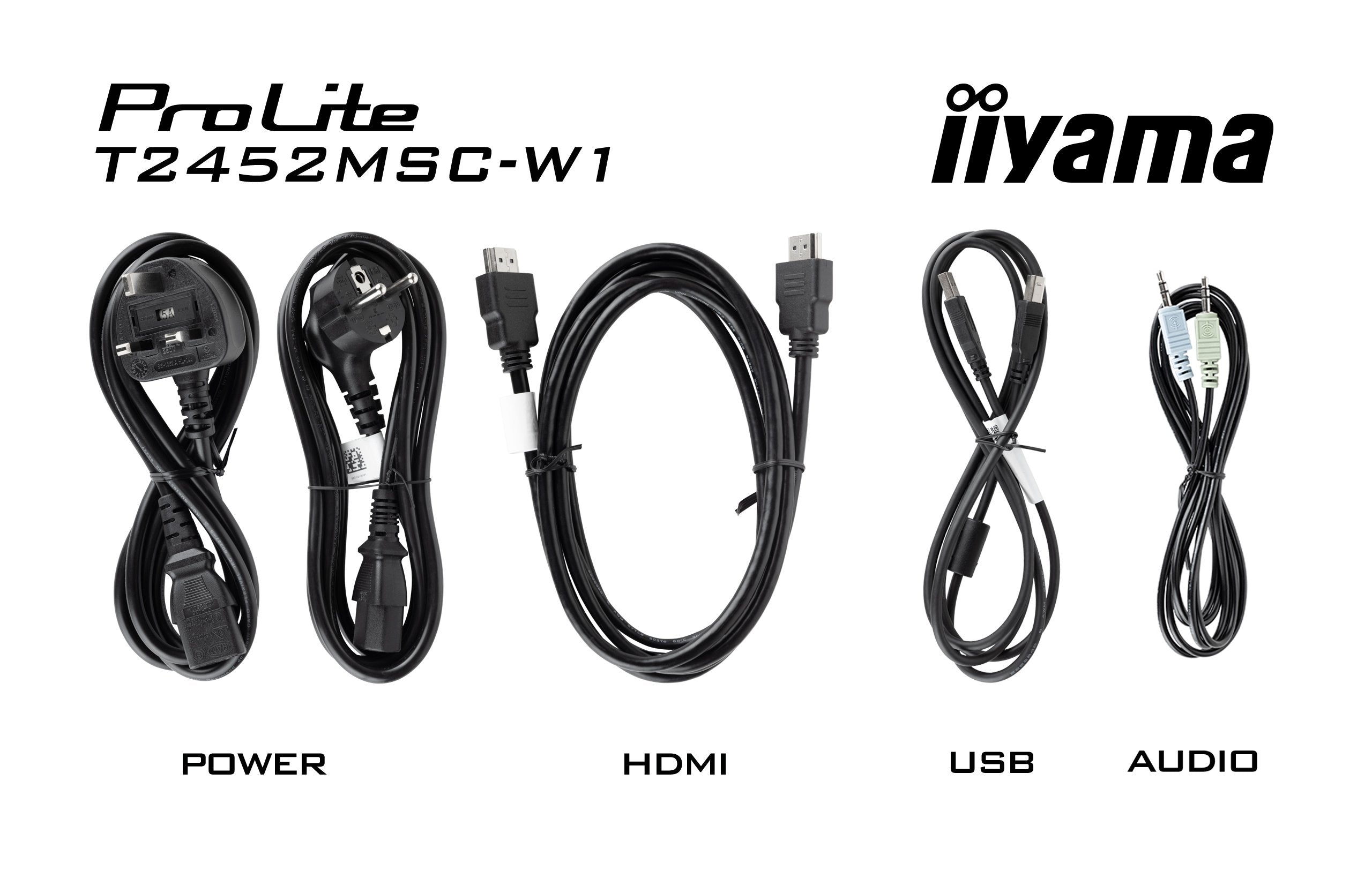 EAN 4948570122066 - iiyama ProLite T2452MSC-W1 pantalla para PC 61 cm (24") 1920 x 1080 Pixeles Full HD LCD Pantalla táctil M imagen 22