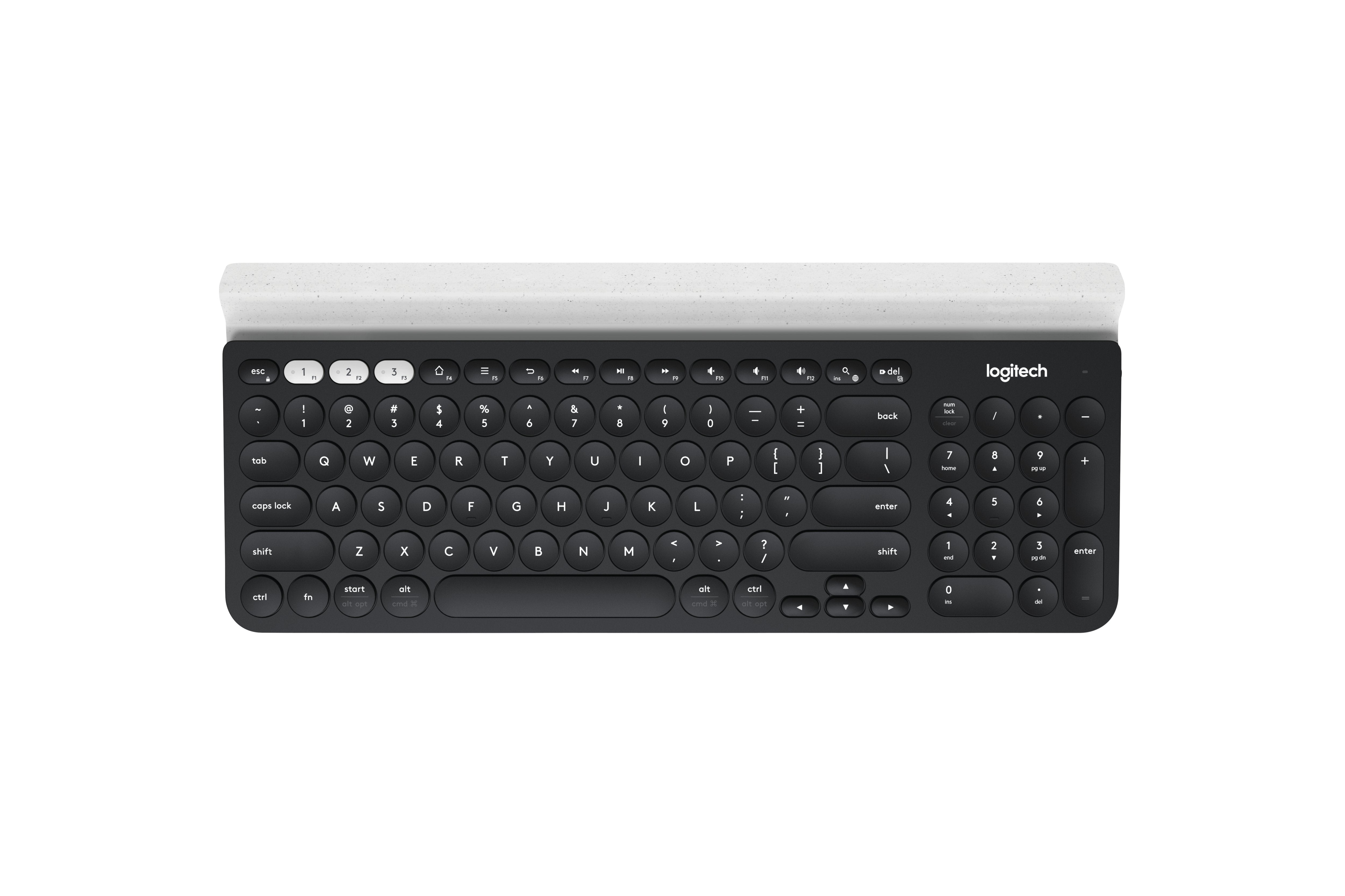 EAN 5099206065024 - Logitech 920-008042 teclado Universal RF Wireless + Bluetooth QWERTY Internacional de EE.UU. Blanco imagen 1