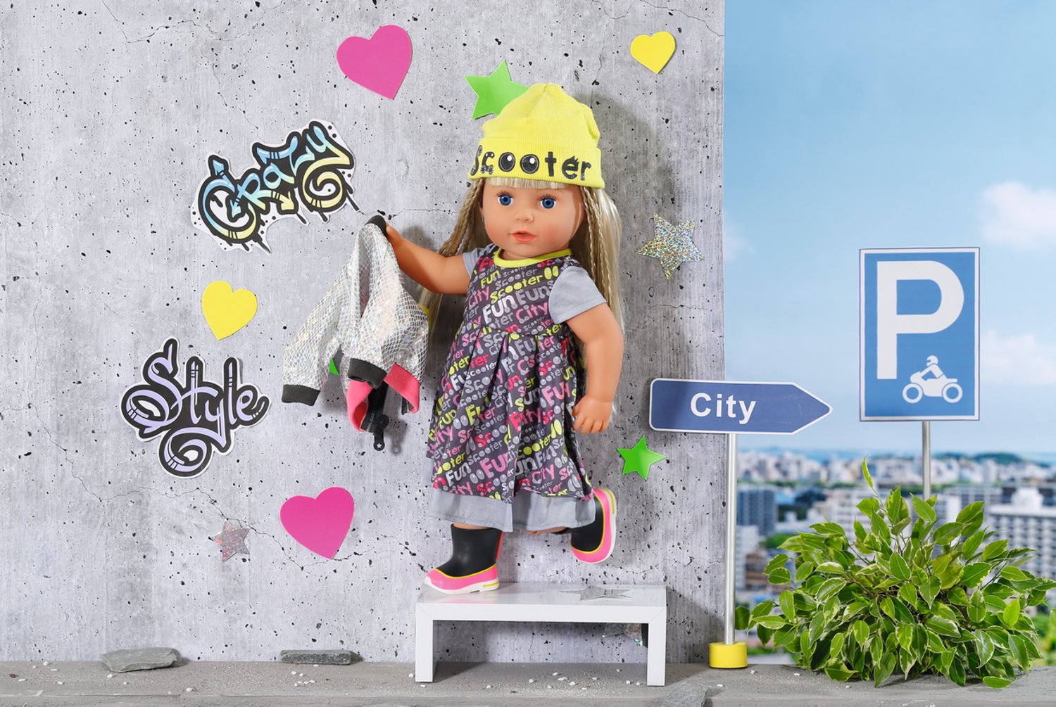 Accesorios Para Muñecas Zapf Creation Baby Born® City Deluxe Style 43 Cm,  830208