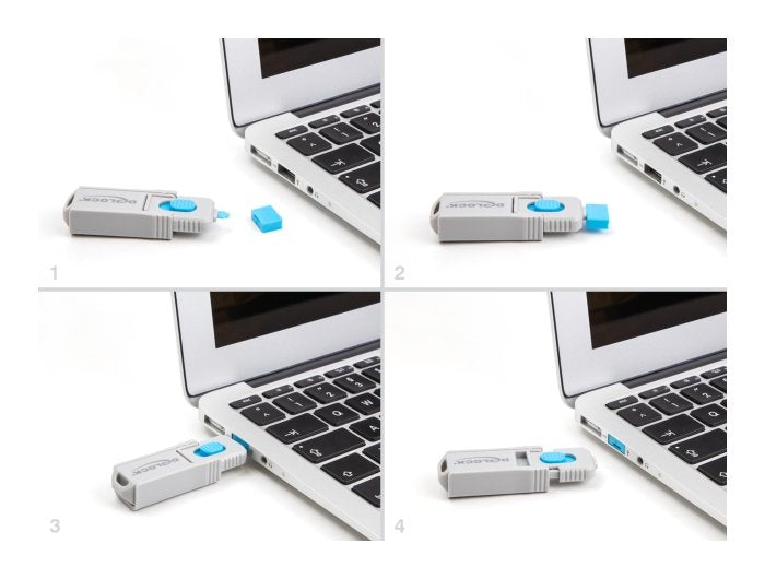 Delock 20947 Bloqueador De 10 Puertos Para Puerto Usb Tipo-A Hembra