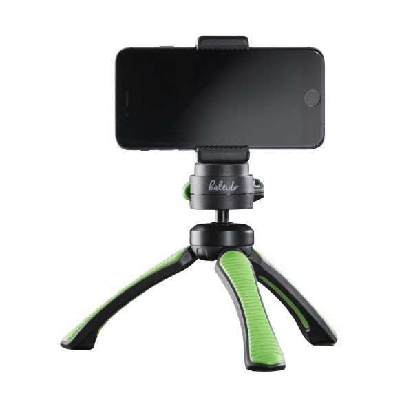 Mantona 21407 Tripode Smartphone/Cámara Digital 3 Pata(S) Negro, Verde