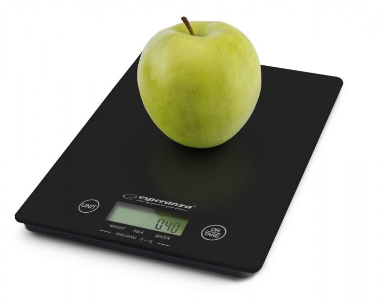 Báscula De Cocina Esperanza Eks002k Electrónica Rectángular  Negro