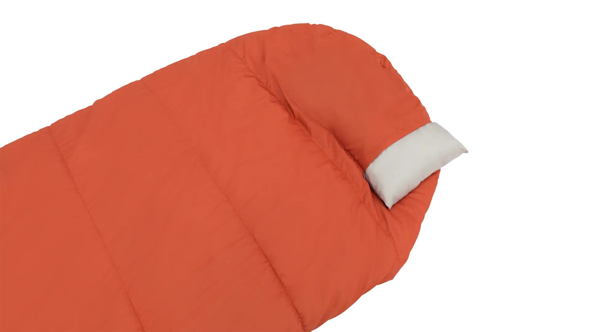Outwell Campion Lux Sleeping Bag, Left Zipper, Orange