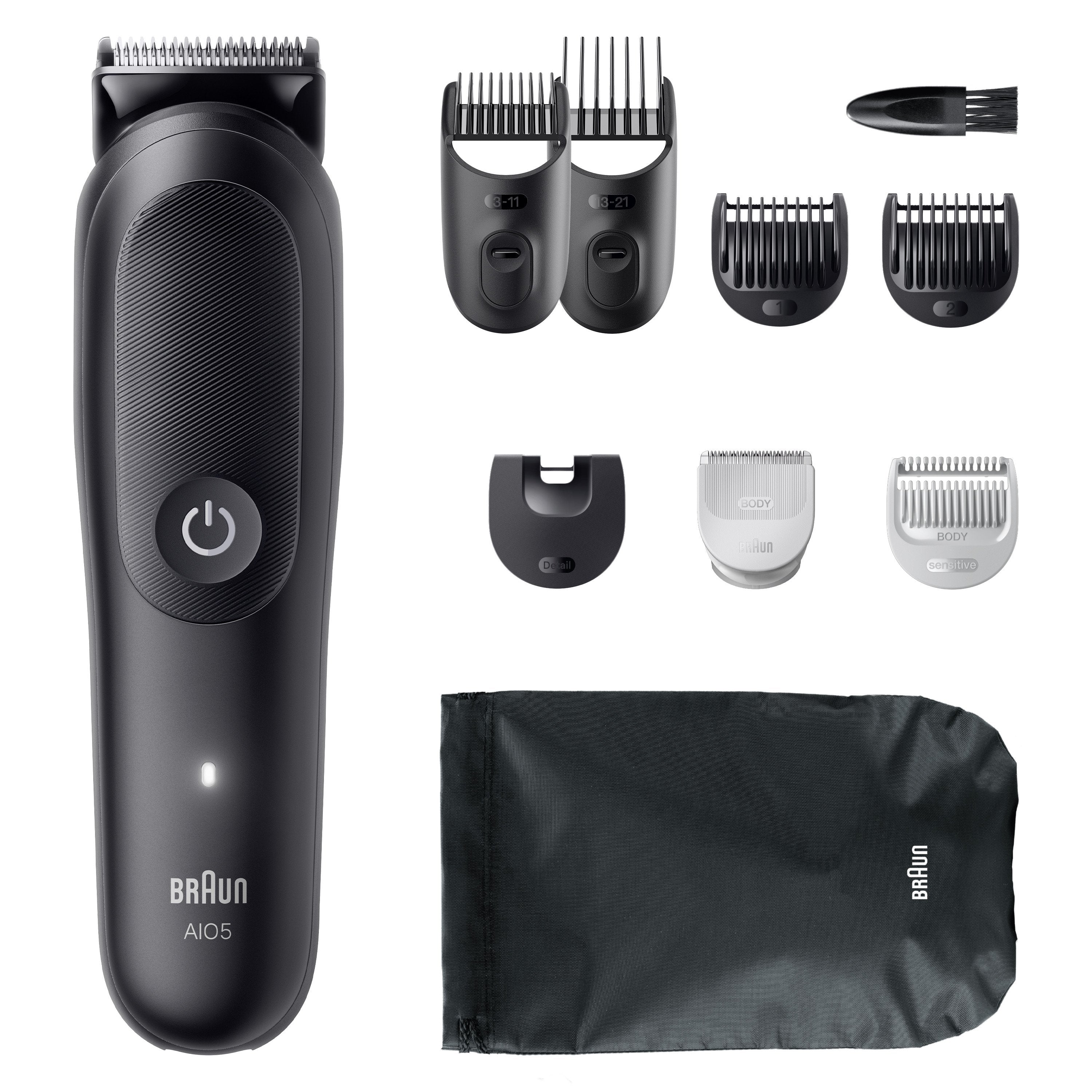 Braun Aio5540 All-In-One Trimmer, Black