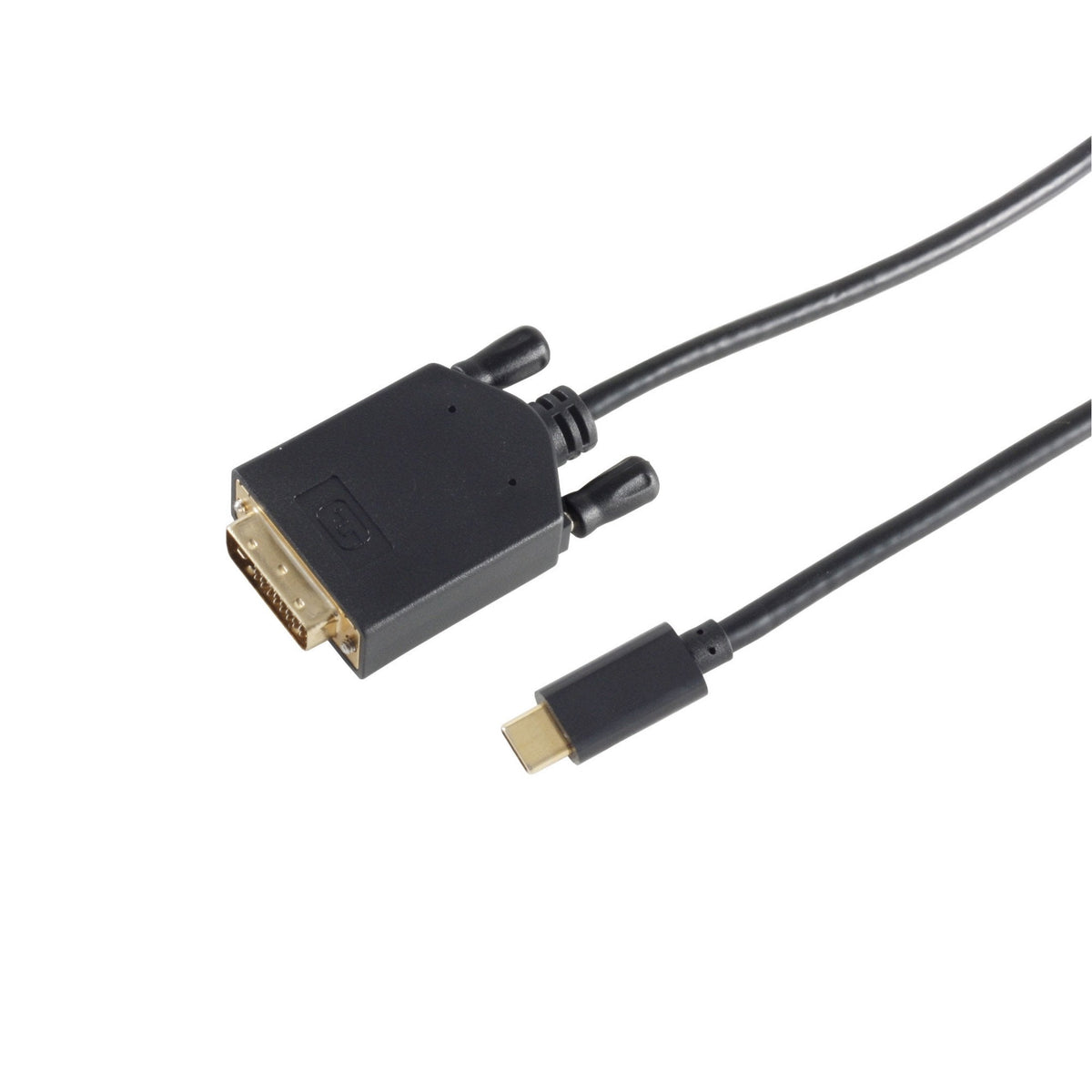 Usb-C > Dvi 24+1 (St-St) 1,8m 4k 30hz Negro