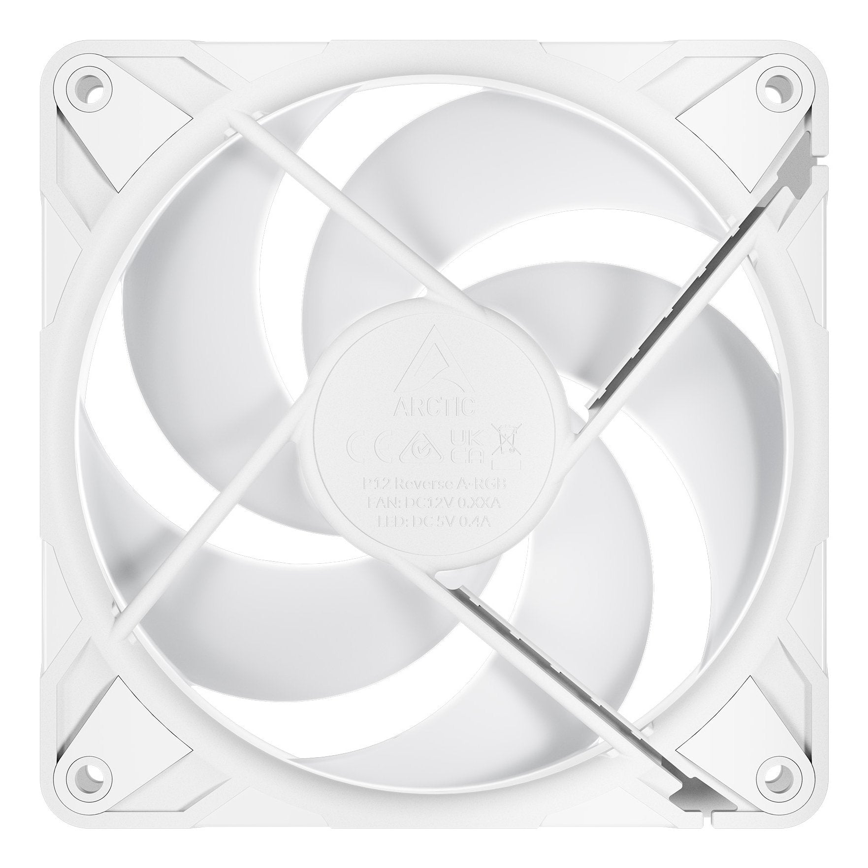 EAN 4895265000737 - ARCTIC Freezer P12 Pro Reverse A-RGB (White) - 3 Pack Carcasa del ordenador Ventilador 12 cm Blanco 3 pie imagen 6