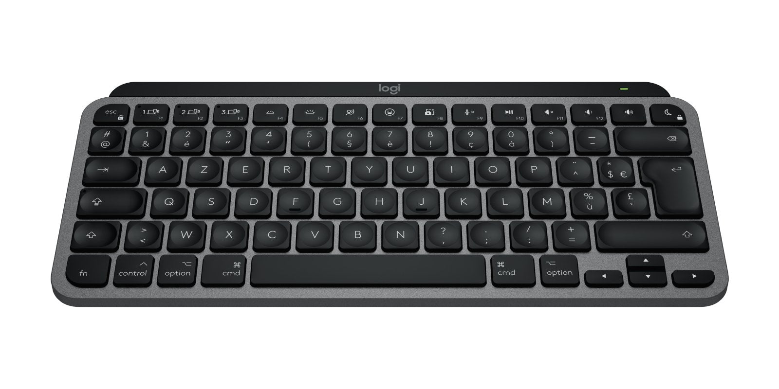 EAN 5099206122048 - Logitech MX Keys Mini For Mac teclado Hogar / Oficina Bluetooth AZERTY Francés Negro, Gris imagen 2