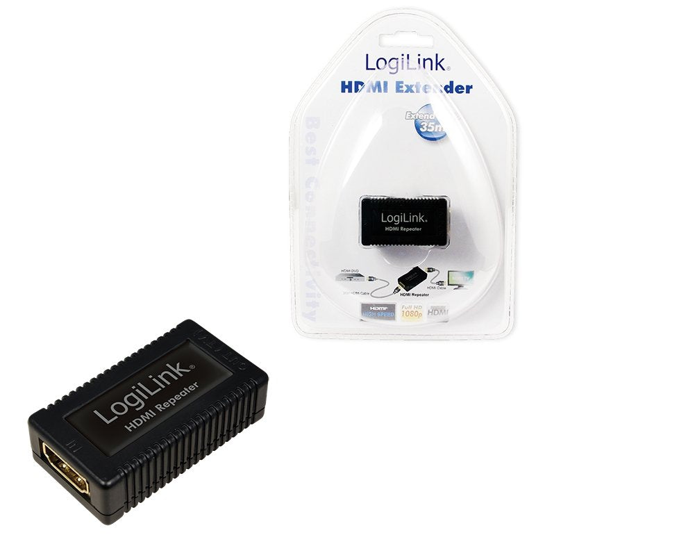 EAN 4260113565414 - LogiLink Video Repeater HDMI Negro imagen 1