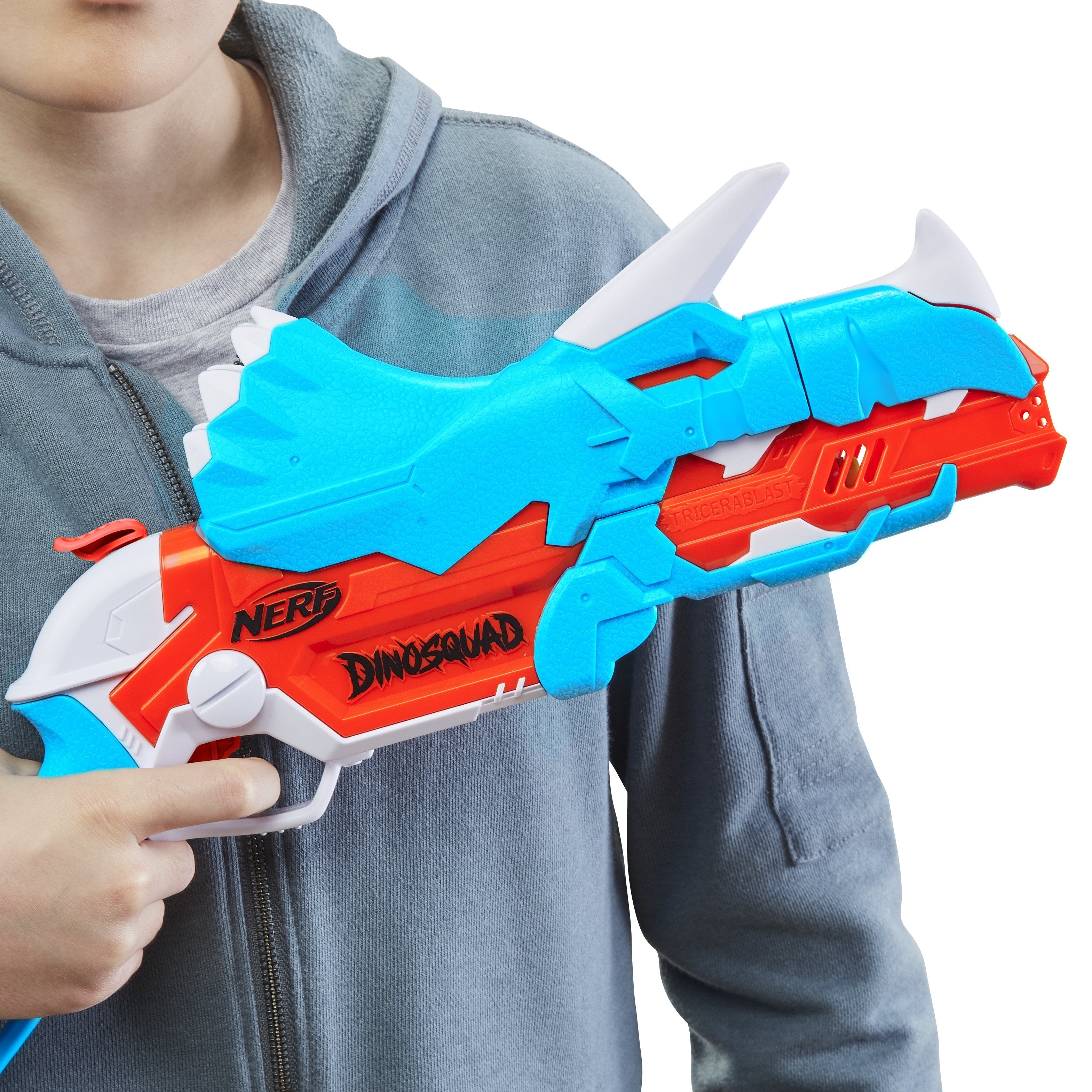 Pistola Nerf Hasbro Nerf Dinosquad Tricera Blast,  F0803eu4