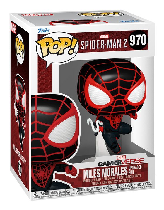 Funko Pop Marvel Gamerverse Spider Man 2 Miles Morales Upgraded Suit 76108