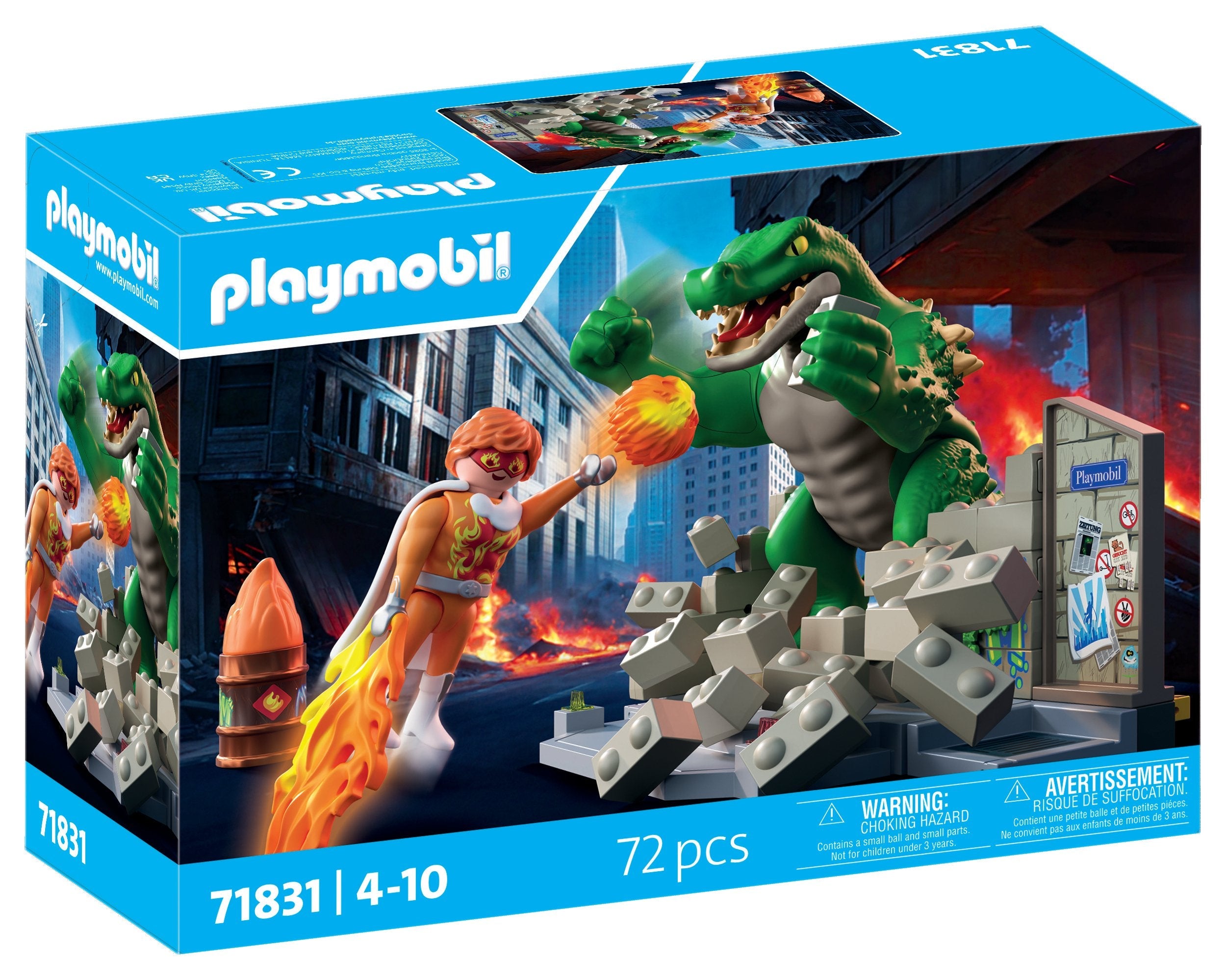 Playmobil 71831 Heroes: Helden-Showdown Mit Der Riesenechse 71831