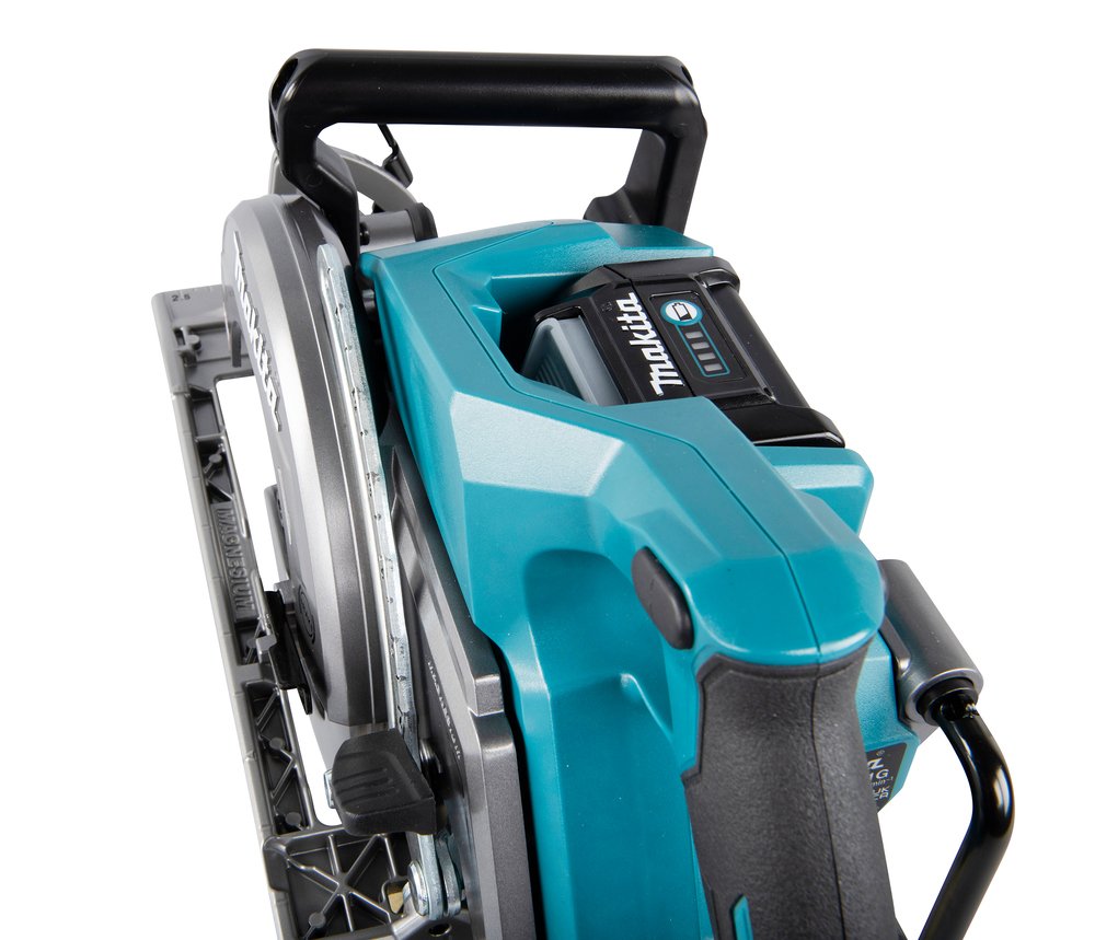Sierra Circular Inalámbrica Makita Rs001gz Xgt, 40 Voltios (Azul/Negro, Sin Batería Ni Cargador)