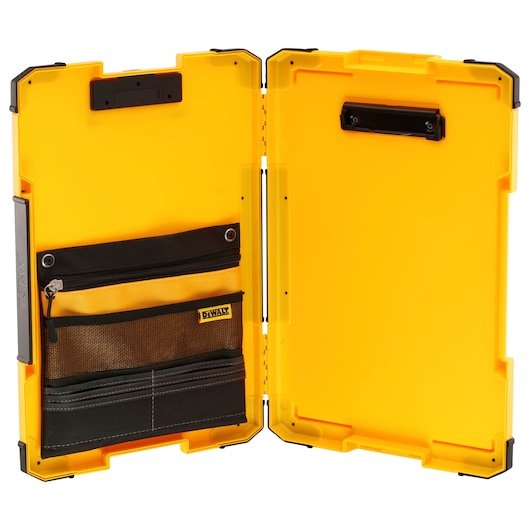 Portapapeles Ttak Dewalt, Amarillo Base/Negro, Con Luz Led De 180 ° Dwst82732-1