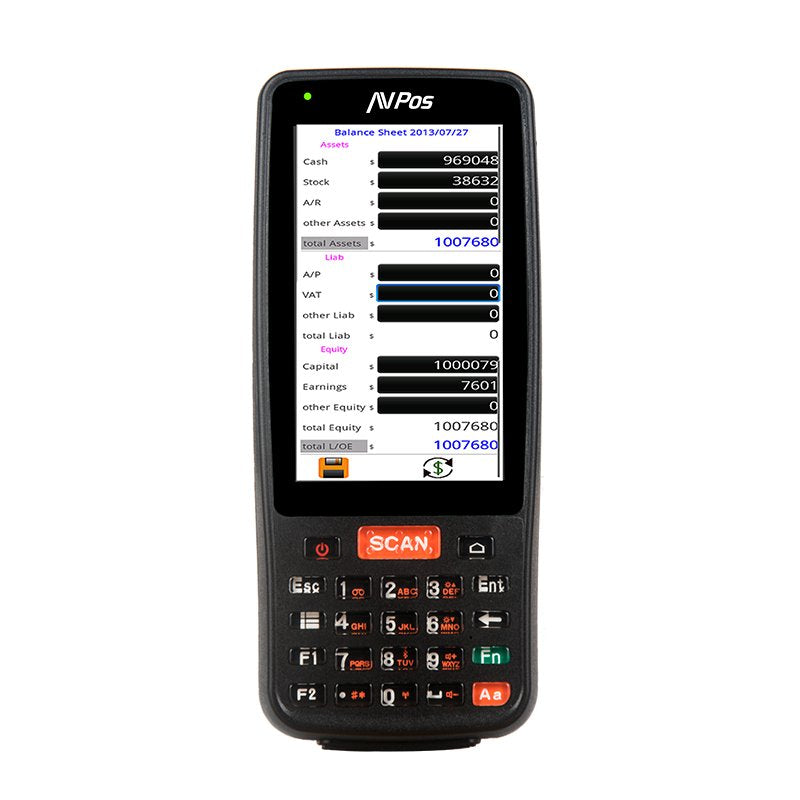 Avpos Capturador Pda Dc41 4" Quadcore - 2gb - 16gb - Wifi Bt Nfc 4g  - 4000mah - Escaner De Codigos De Barras 2d