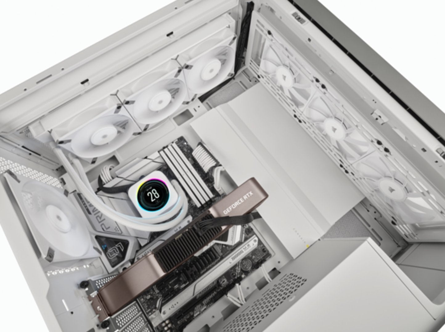 Ventilador Corsair 140*140*25 Af140 Elite Fluid Dynamic White