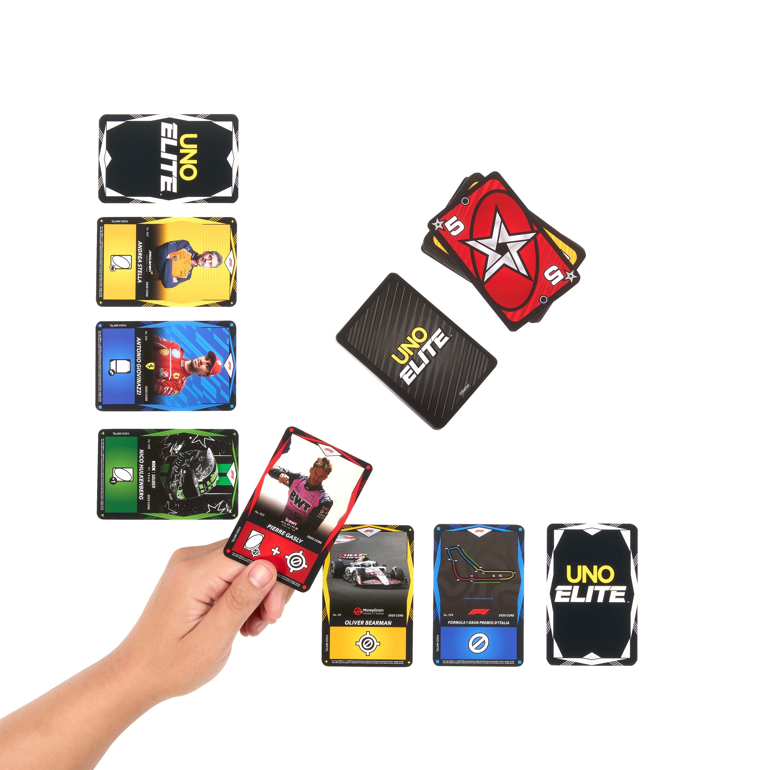 EAN 0194735369768 - Mattel Games JLV42 juego de tablero UNO Elite Formula 1 2025 Perder las cartas imagen 8