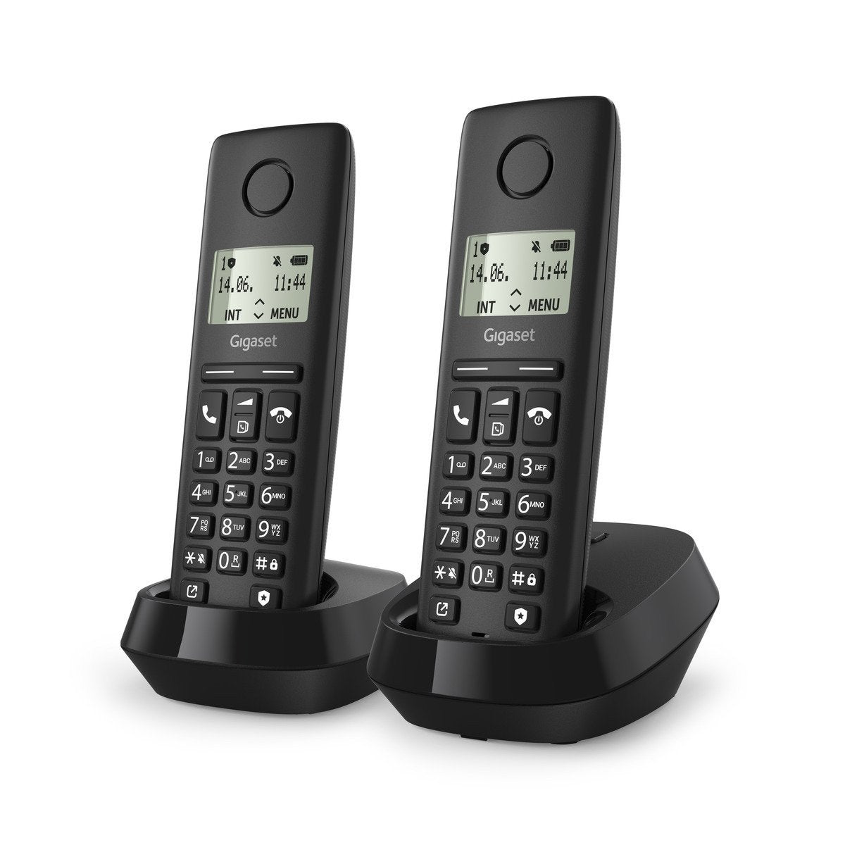 EAN 4255781905624 - Gigaset BASIC 100 DUO Teléfono DECT/analógico Identificador de llamadas Negro imagen 6