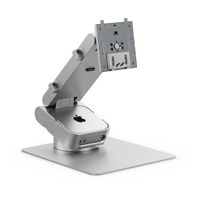 Alogic Aspekt Omni Fold Stand Mac Mini For 32  Monitor Silver
