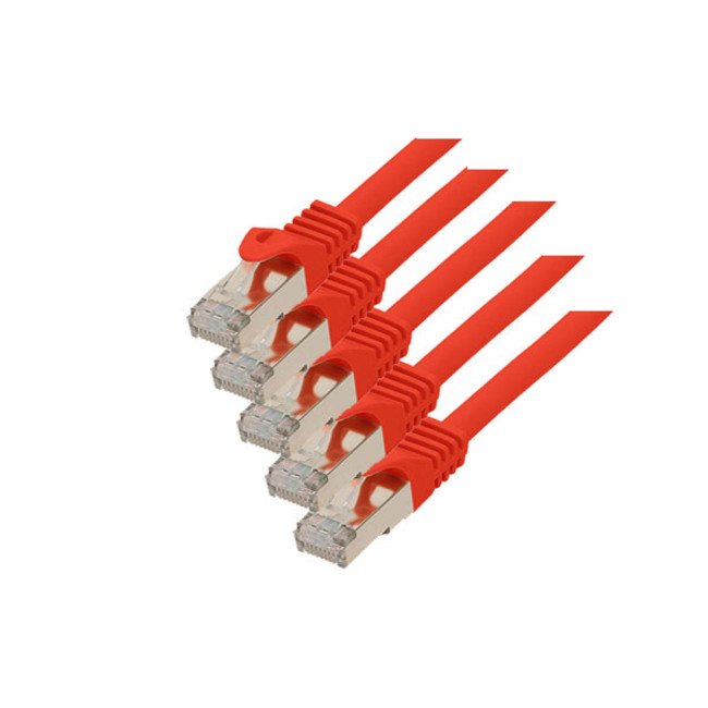 EAN 4017538062581 - S/CONN maximum connectivity Cat. 7 S/FTP 5 m cable de red Rojo Cat7 S/FTP (S-STP) imagen 1