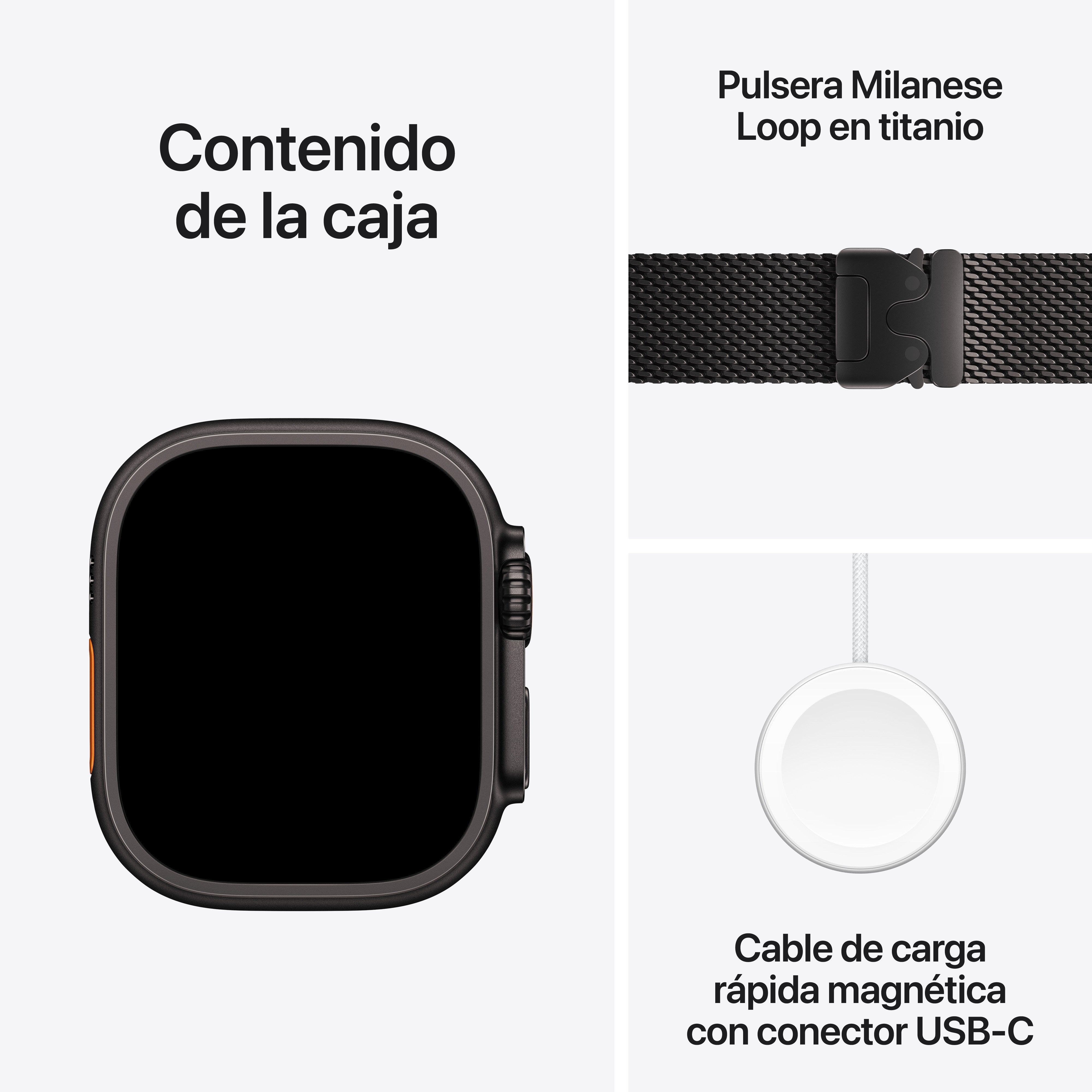 EAN 0195950611038 - Apple Watch Ultra 3 OLED 49 mm Digital 422 x 514 Pixeles Pantalla táctil 5G Negro Wifi GPS (satélite) imagen 8