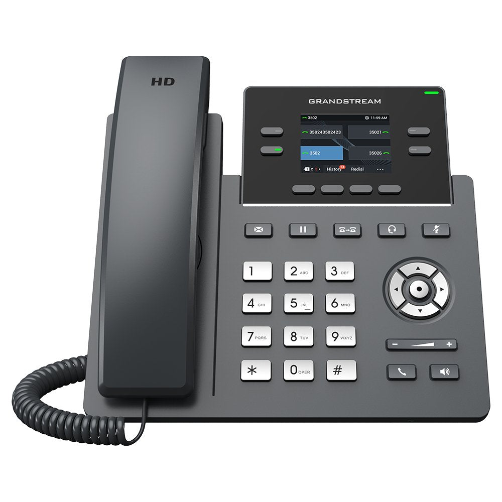 EAN 6947273704126 - Grandstream Networks GRP2612G teléfono IP Negro 4 líneas LCD imagen 1