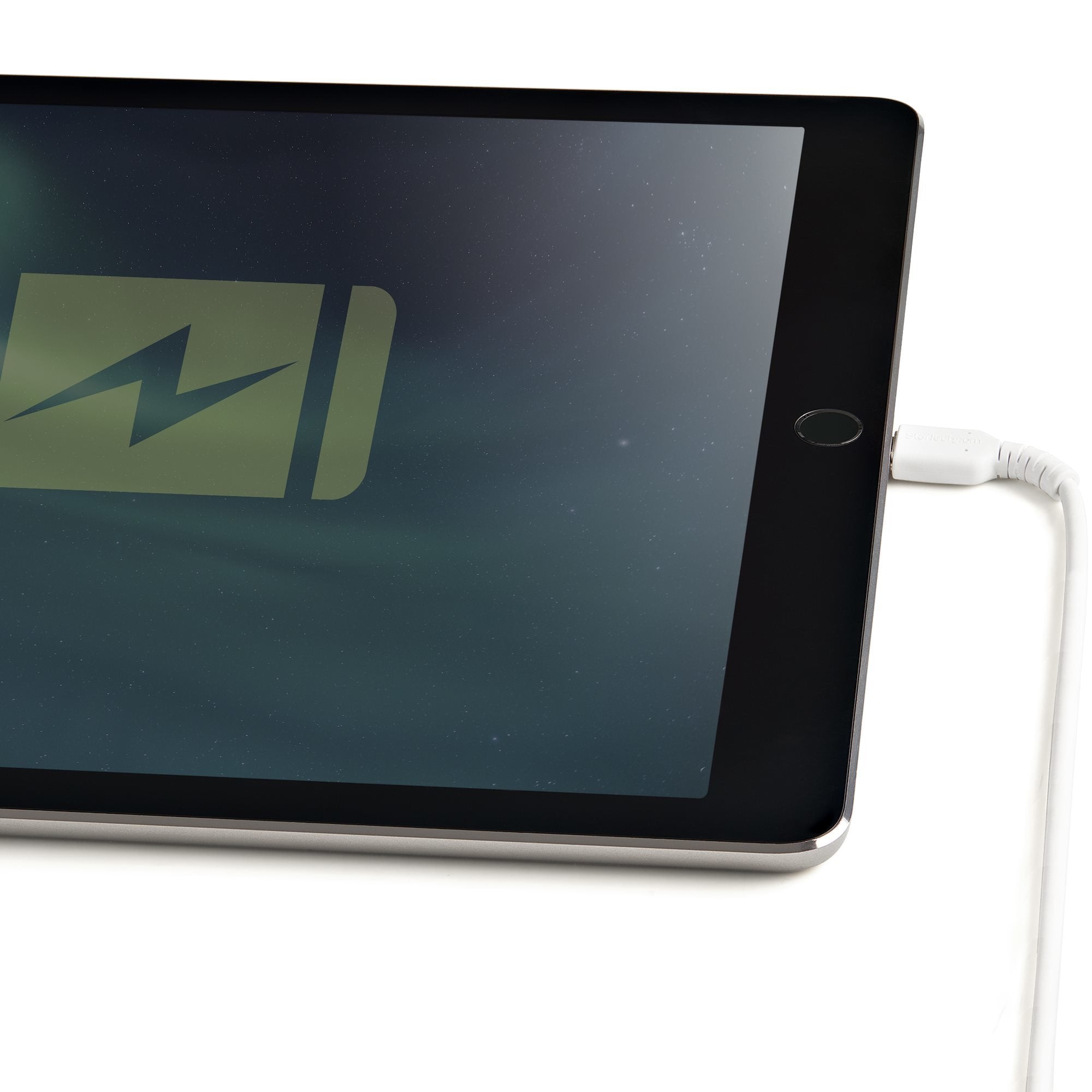 Startech.Com Cable Resistente Usb-A A Lightning De 15 Cm Blanco - Cable De Sincronización Y Carga Usb Tipo A A Lightning Con Fibra De Aramida Resistente - Certificado Mfi De Apple - Para Ipad/Iphone 12
