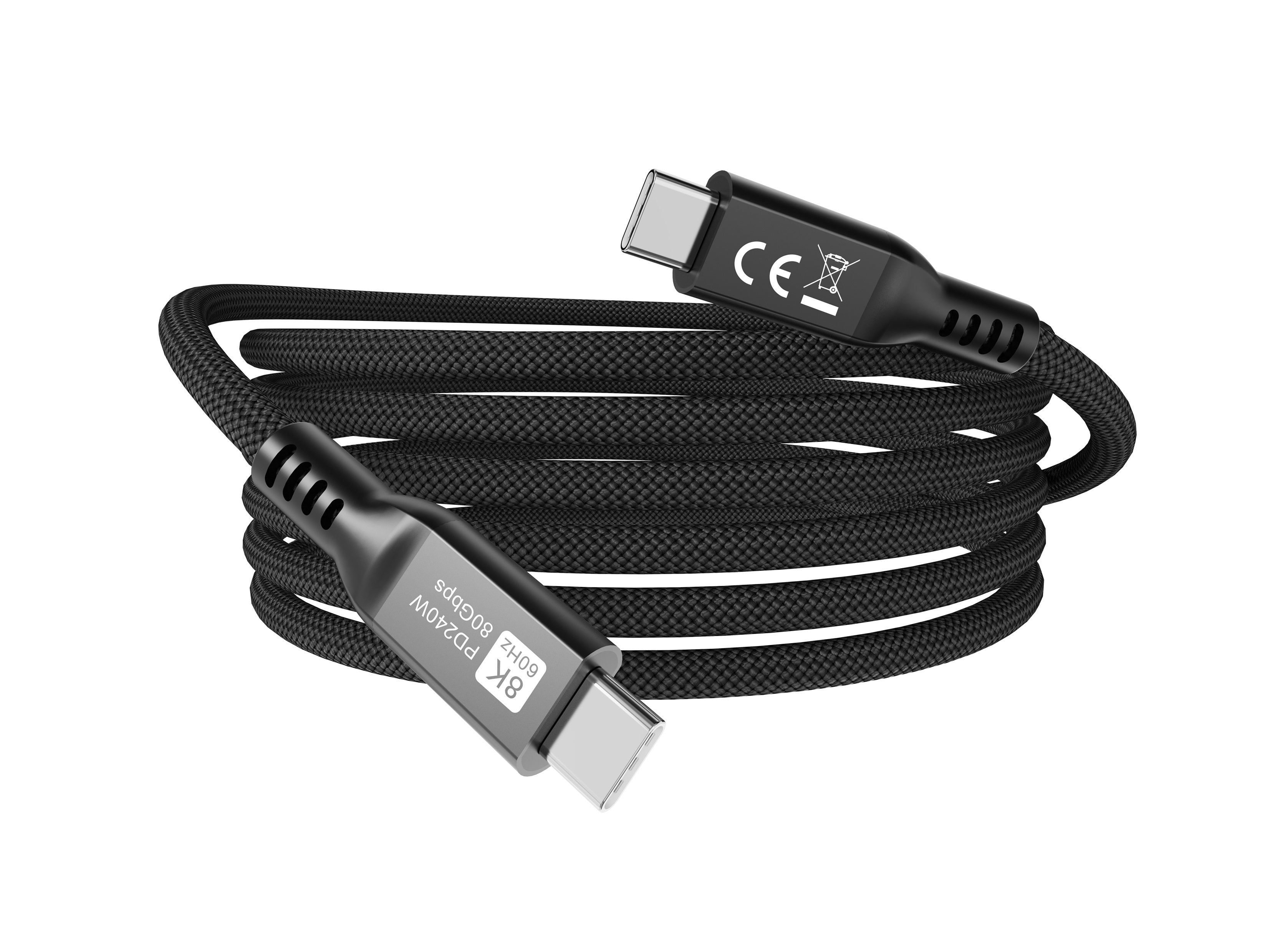 Equip Cable Usb-C4.0->C 80gbps Pd240w M M 1.20m Negro