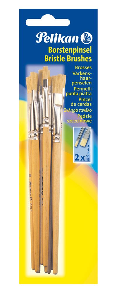 Pelikan Pinsel S613f B 10 Sort.