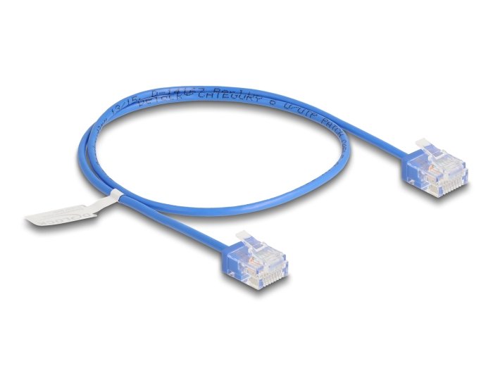 Delock Rj45 Cable De Red Cat.6 Utp Ultra Slim 0,5 M Aal Con Kurzen Machon