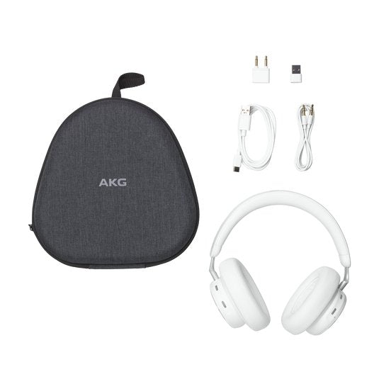 Auriculares Akg N9 Hybrid White Inalámbricos Con Cancelación De Ruido