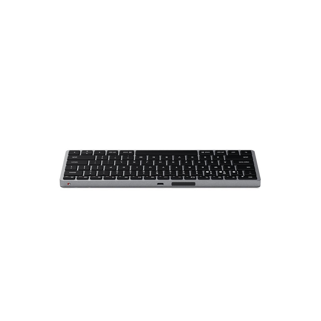 Satechi Slim X1 Teclado Oficina Bluetooth Qwerty Inglés Negro, Gris