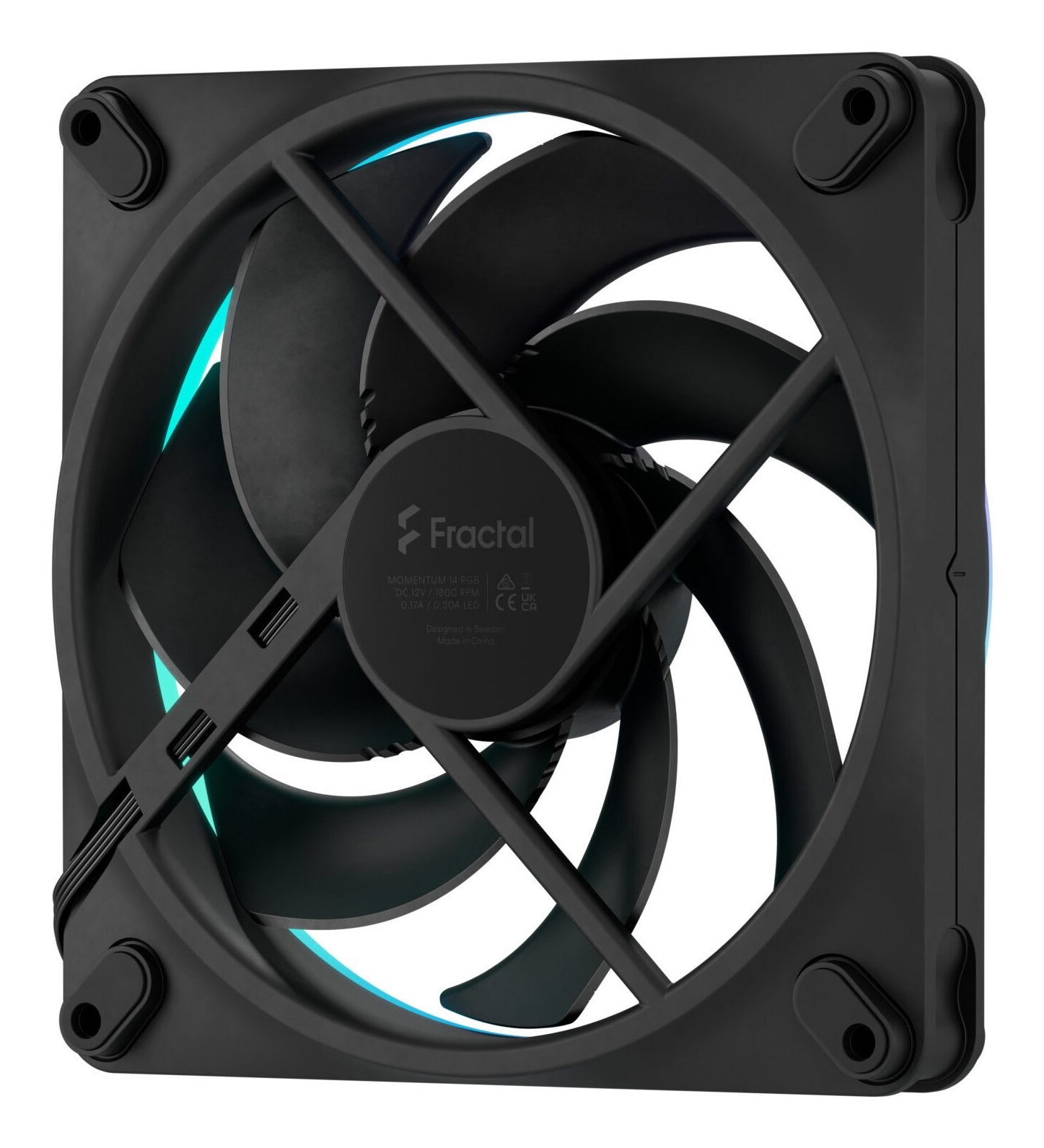 EAN 7340172708902 - Fractal Design Momentum 14 RGB Carcasa del ordenador Ventilador 14 cm Negro 1 pieza(s) imagen 6