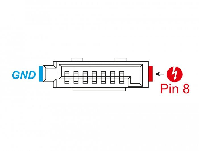 Steckverbinder Sata 6 Gb S Buchse 8 Pin Power
