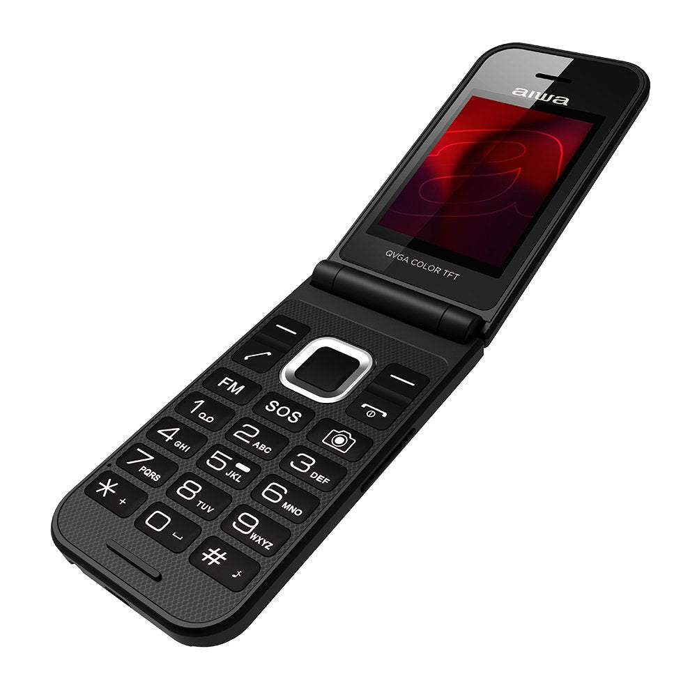 EAN 8435256897531 - Aiwa FP-24BK teléfono móvil 6,1 cm (2.4") 91,7 g Negro Característica del teléfono imagen 5