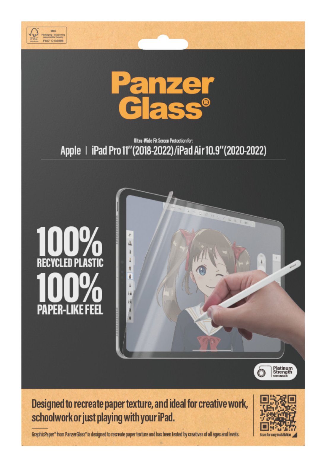 EAN 5715685000997 - PanzerGlass ® GraphicPaper® Screen Protector iPad Pro 11'' (2018-2022) | iPad Air 10.9'' (2020-2022) | Ul imagen 3