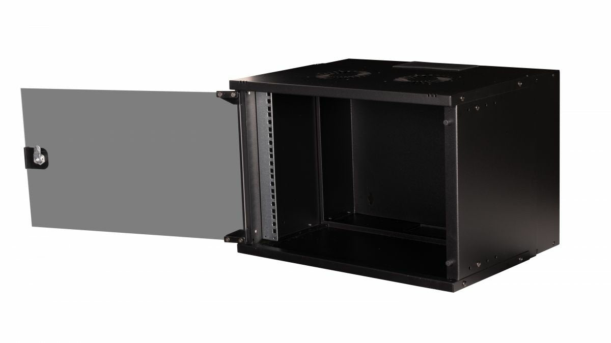Equip 19" Armario Mural Puerta De Cristal Eco 540x400mm 7u Negro