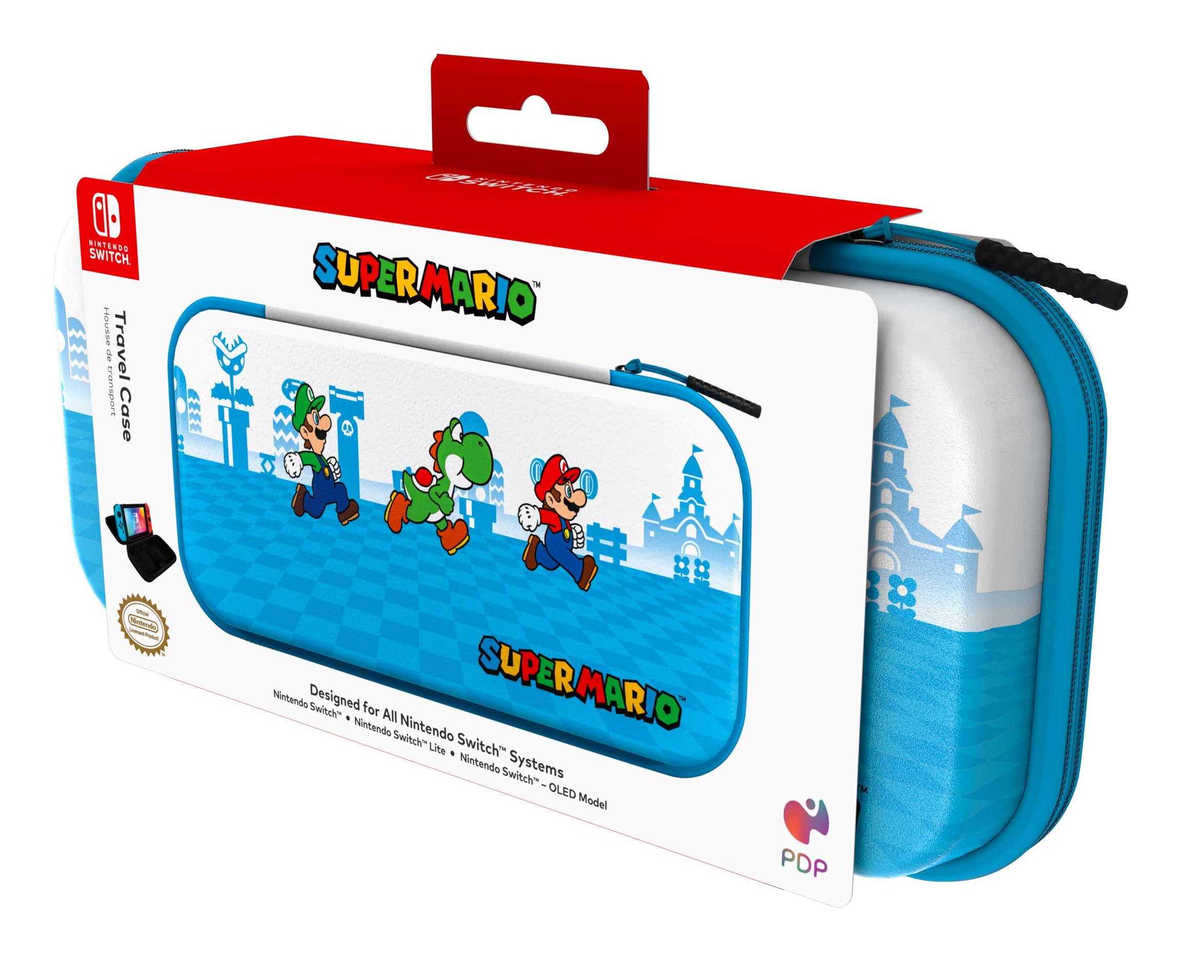 EAN 0708056071004 - PDP 500-218-MRES funda para consola portátil Funda protectora rígida Nintendo Azul, Blanco imagen 6