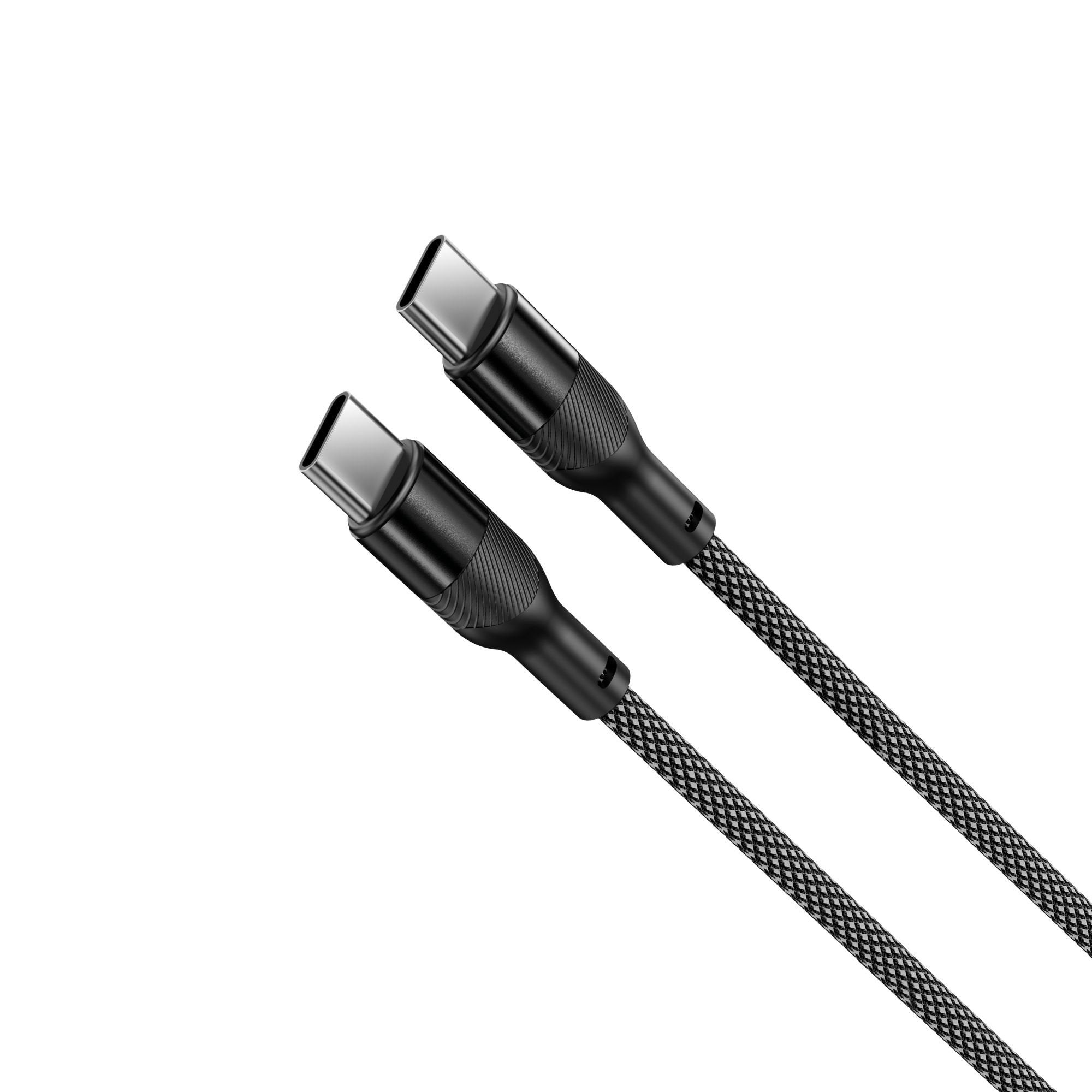 Cable Ultrarrápido Usb Tipo C A Usb Tipo C - 1 M · Negro