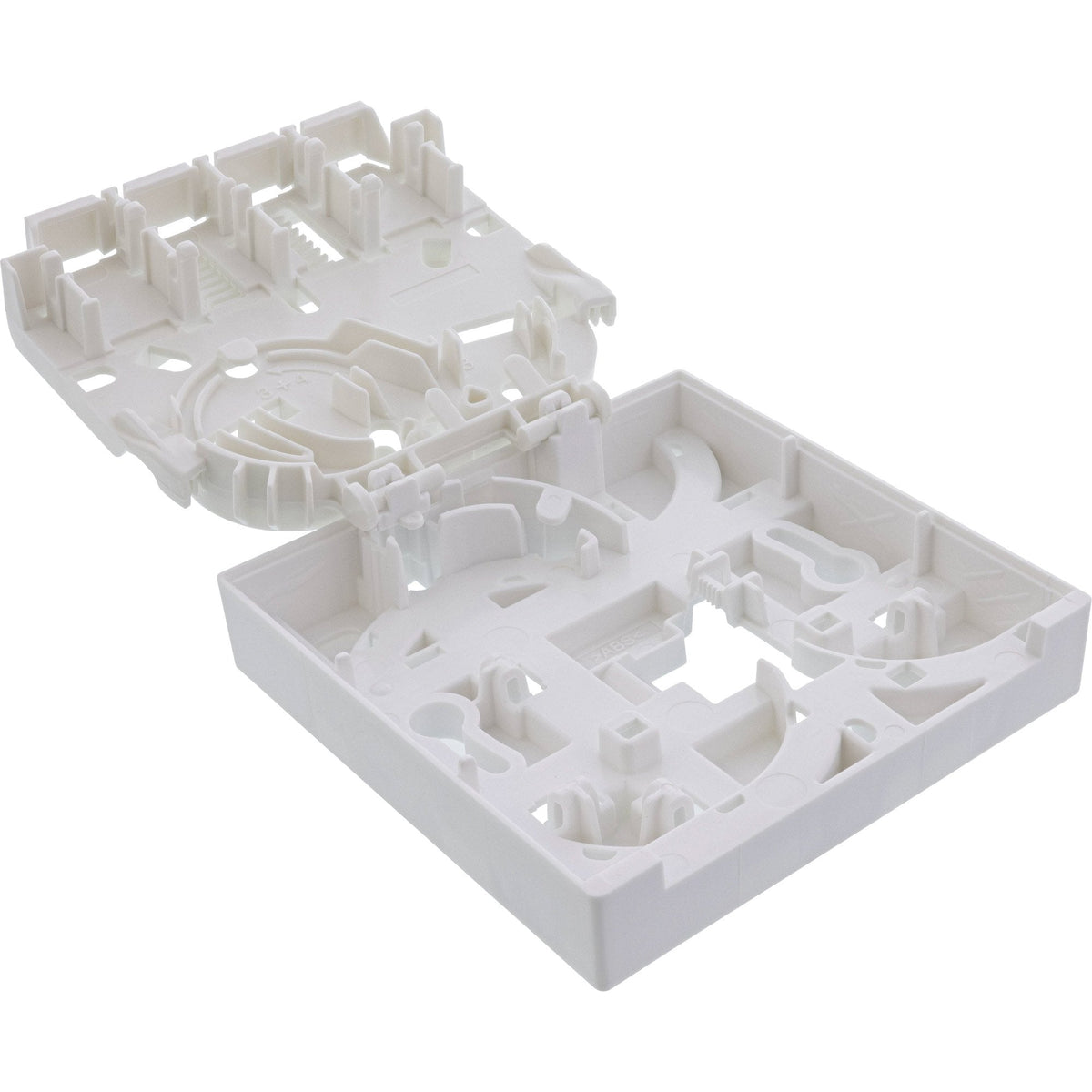 Inline® Ftth Empty Termination Box For Up A 4x Lc Duplex / 4x Sc Simplex, White