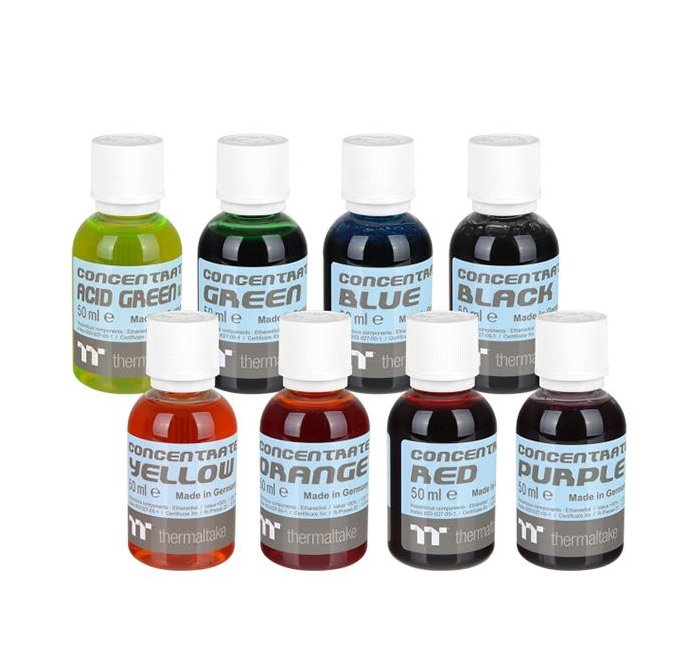 Thermaltake Premium Concentrate - Negro (Paquete De 4 Botellas), Refrigerante