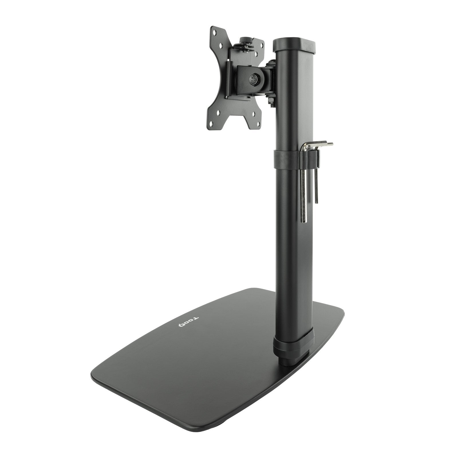 Tooq Soporte De Mesa Para Monitor De 17"-27" - Gestion De Cables - Peso Max 6kg - Vesa 100x100mm - Negro