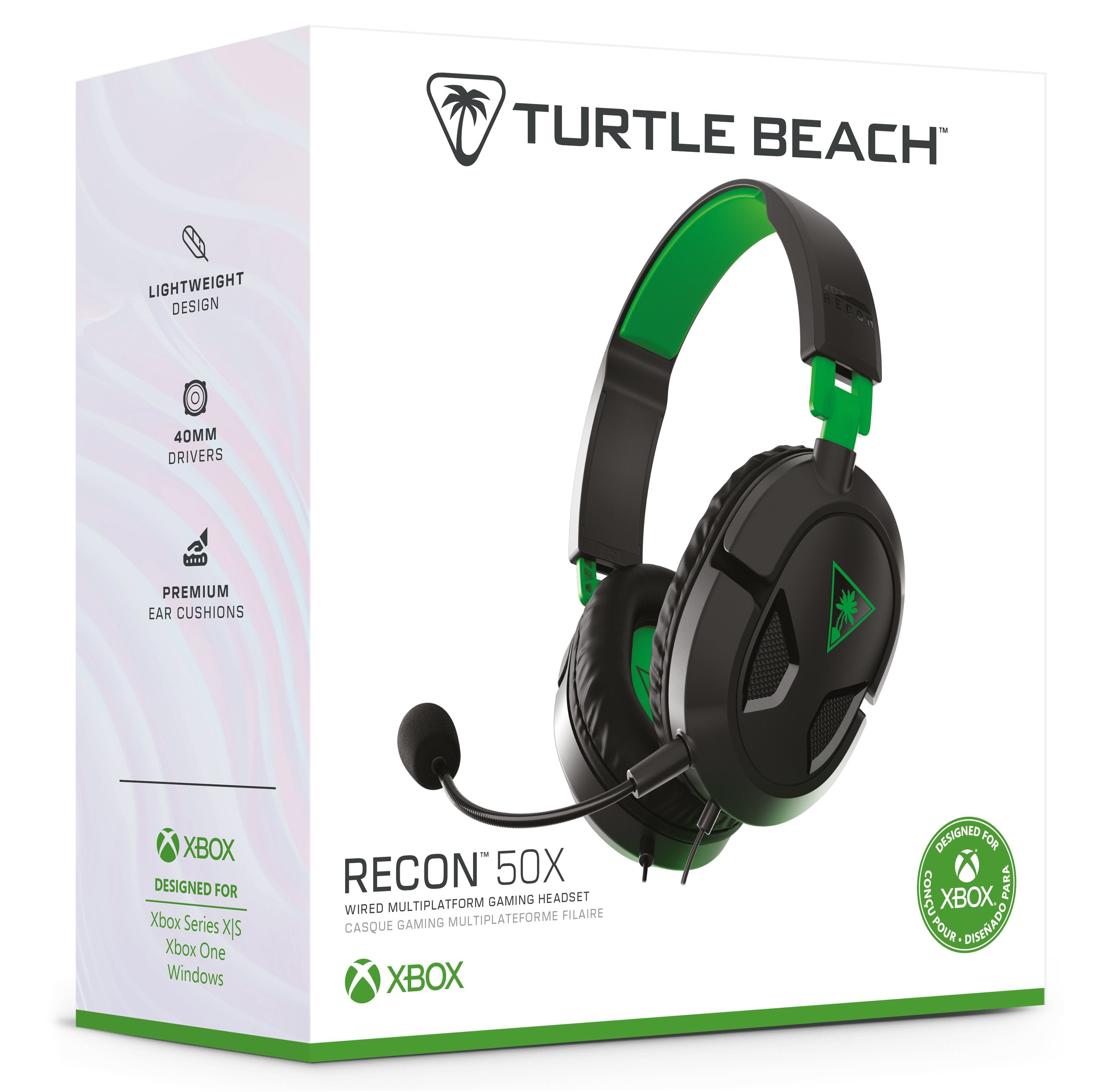 Turtle Beach Recon 50x Negros Xbox One/Pc/Ps4