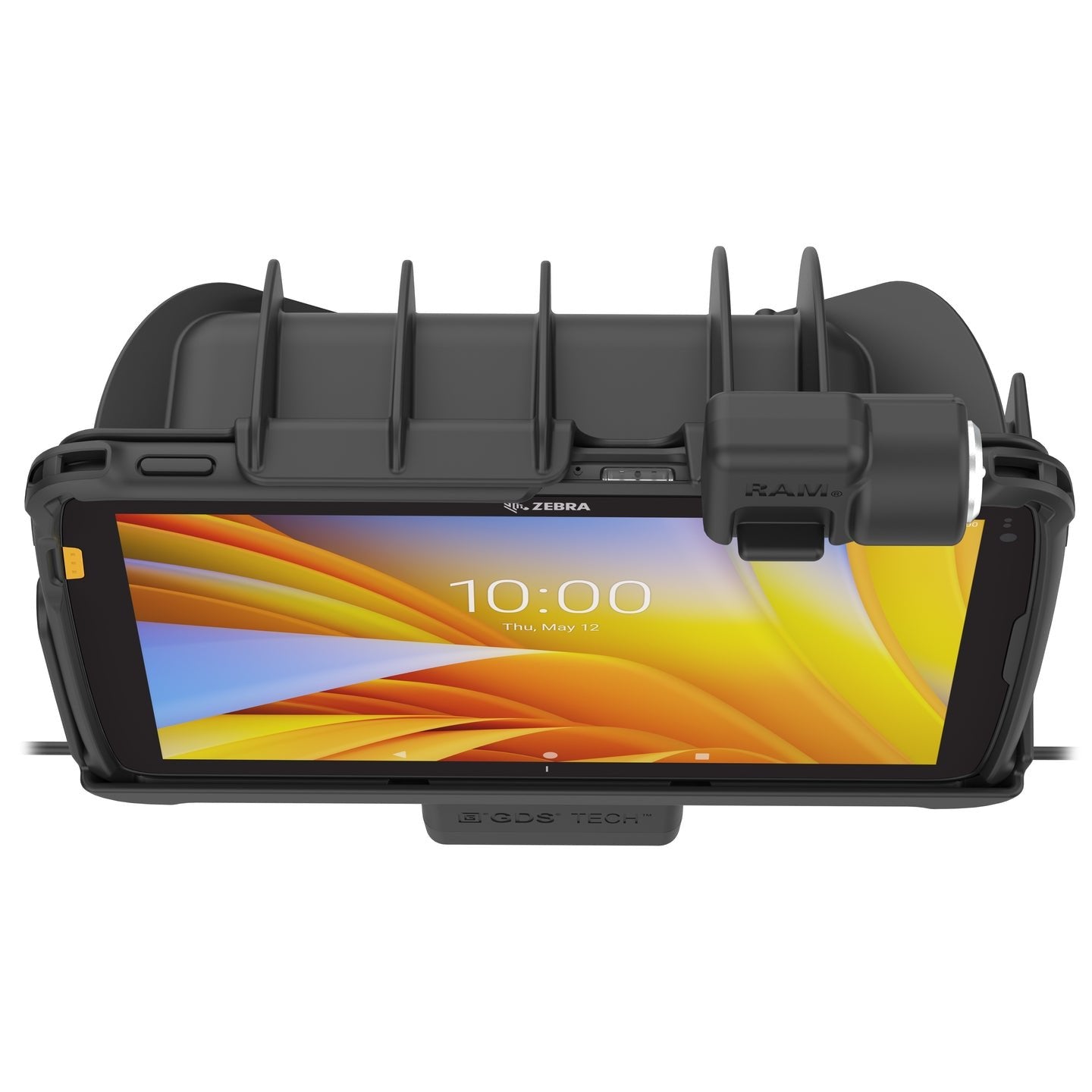 Locking Ram© Tough-Dockt  Power + Dual Usb For Zebra