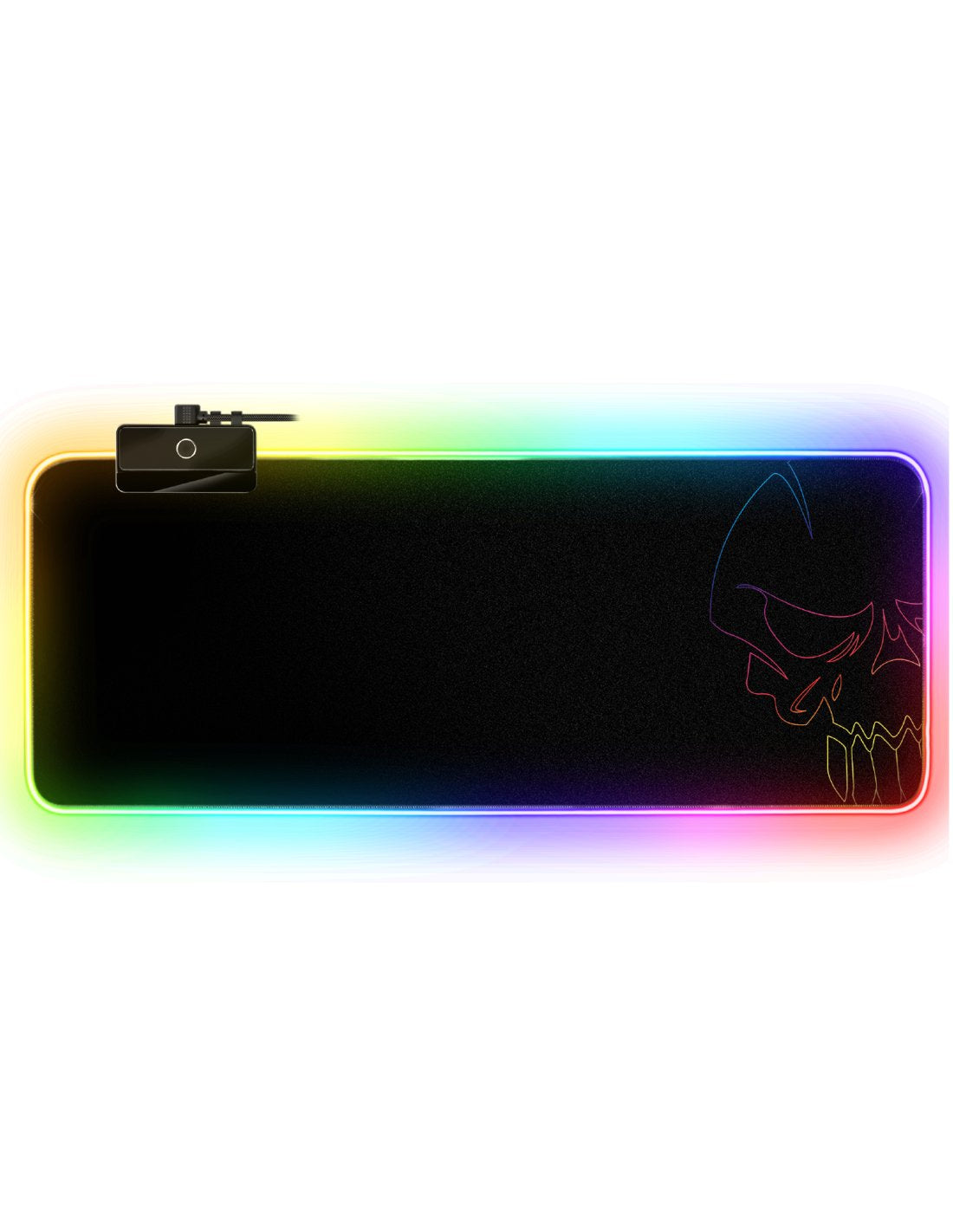 Alfombrilla Spirit Of Gamer Skull Rgb Gaming Con Iluminación Led 800 X 300 X 3mm