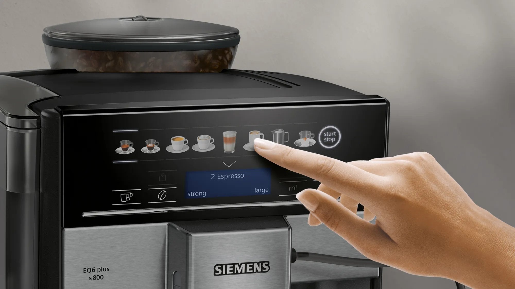 EAN 4242003855355 - Siemens TE658209RW cafetera eléctrica Manual Máquina espresso 1,7 L imagen 9